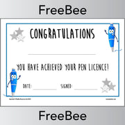 PlanBee FREE Pen Licence Certificate | PlanBee