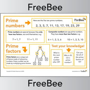 PlanBee Prime Numbers Poster Free PDF teaching resources by PlanBee