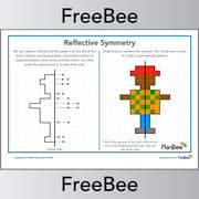 PlanBee FREE Reflective Symmetry KS2 Poster | PlanBee FreeBee