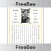 PlanBee Rosa Parks Word Search Printable Puzzle by PlanBee