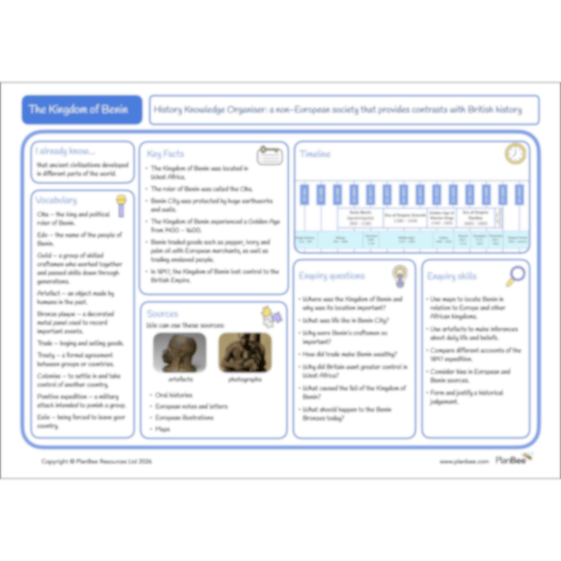 PlanBee Amazing Africa KS2 Topic for Year 5 & Year 6 
