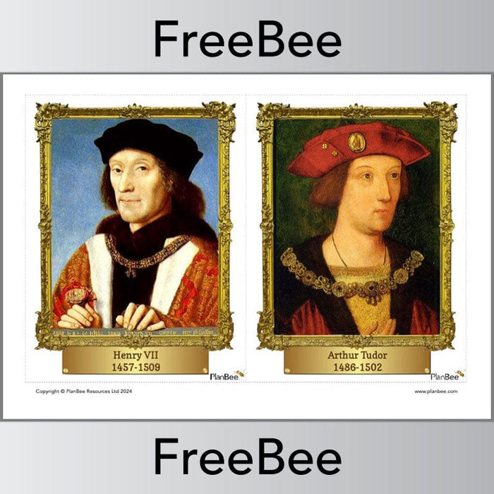 PlanBee Tudors Display | Free Tudor Display Cards for KS2 