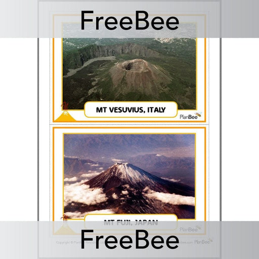 PlanBee FREE Volcano Display KS2 Cards | Geography Resources