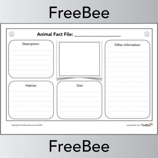 My Fact File Free teaching resources and lesson packs by PlanBee