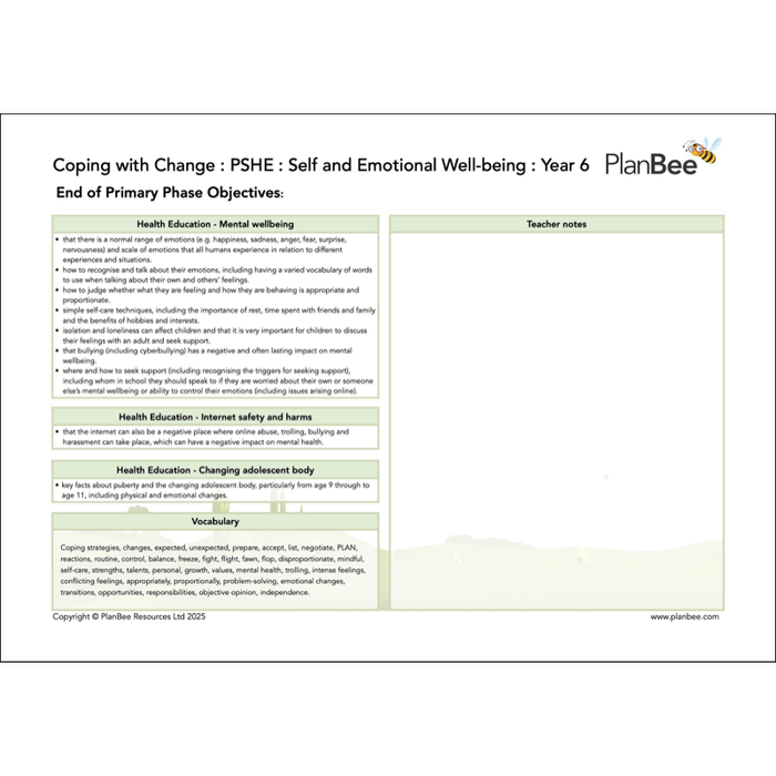 PlanBee KS2 Health Topic Bundle | PlanBee