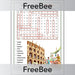 PlanBee Free Roman Word Search | PlanBee FreeBees