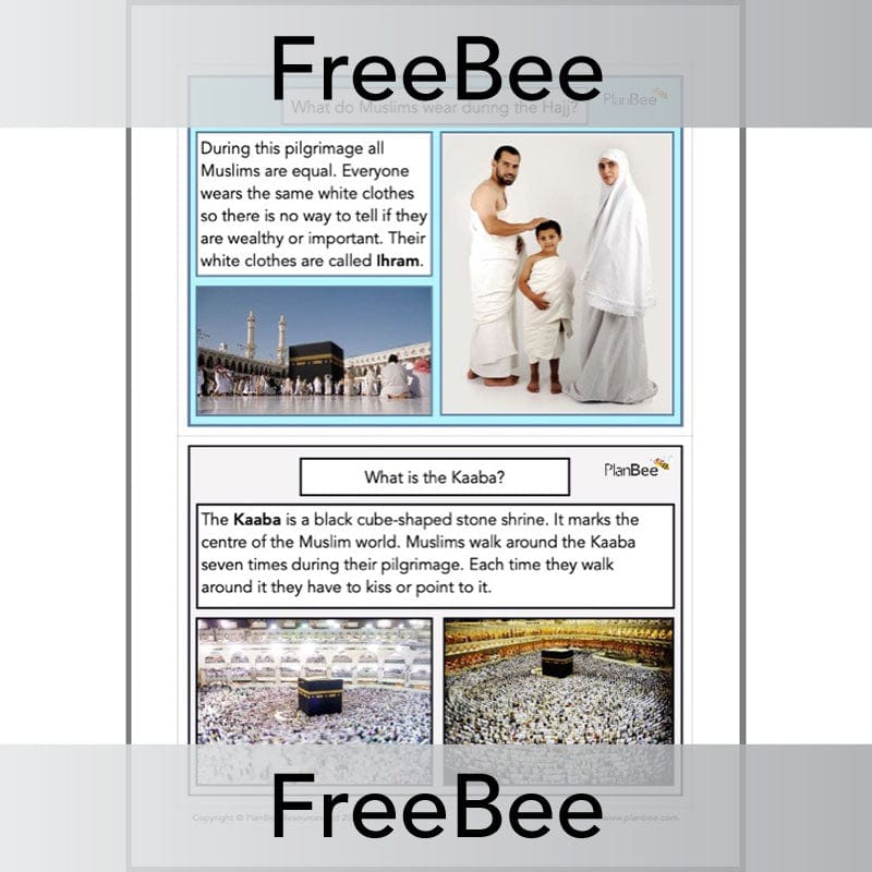 PlanBee Free Downloadable The Hajj KS2 Display Pack by PlanBee