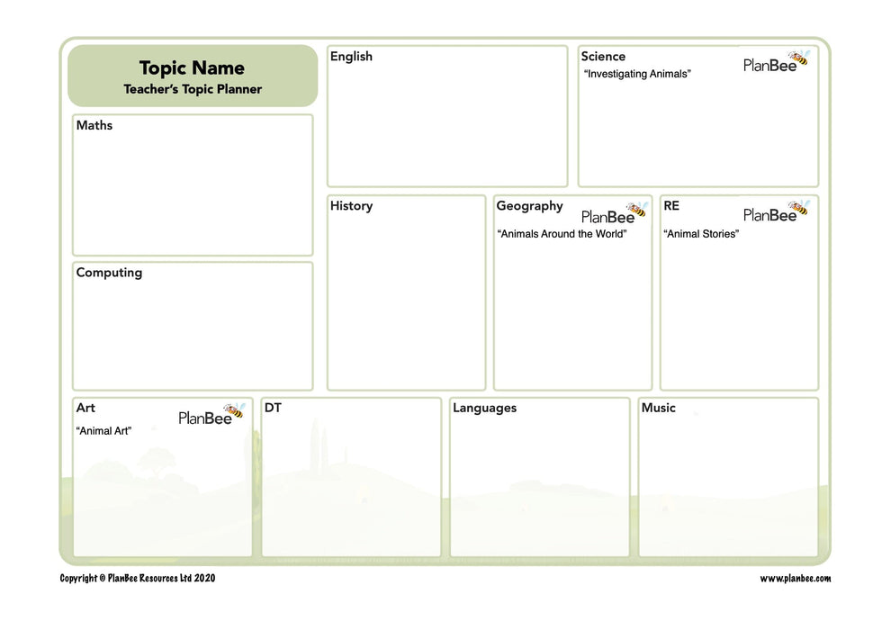 PlanBee Amazing Animals KS1 Topic Bundle by PlanBee