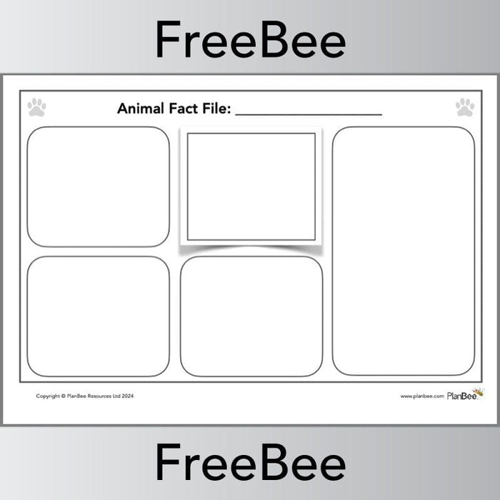 PlanBee FREE Animal Fact File Template | PlanBee