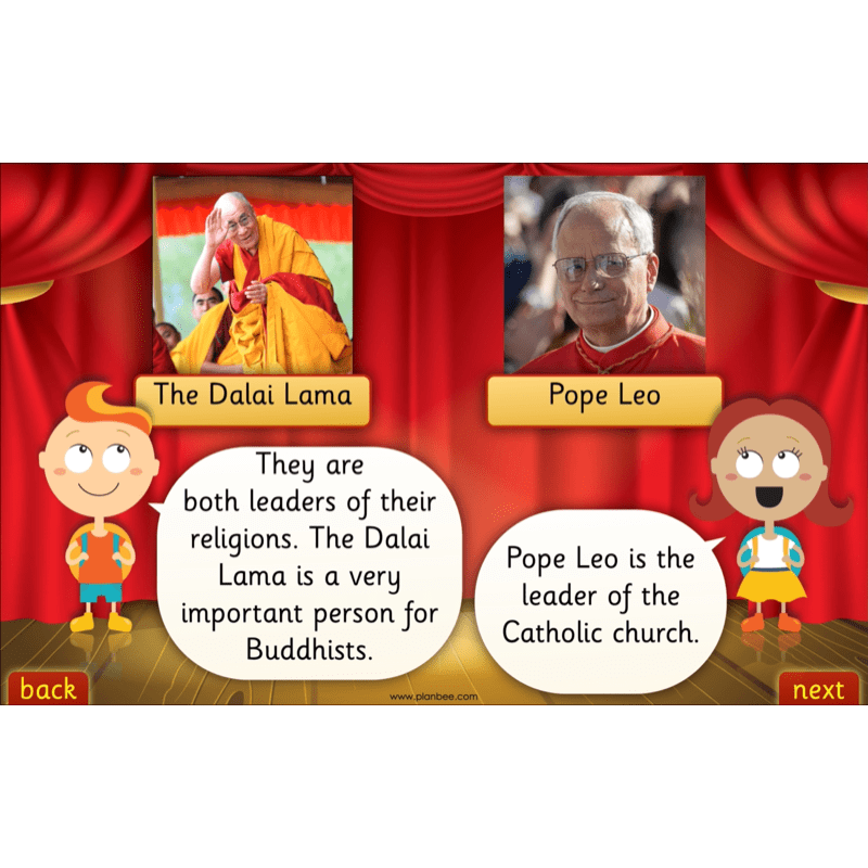 PlanBee Leaders and Teachers KS1 RE Lessons