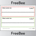 PlanBee Free Number Line to 30 Downloadable Resource from PlanBee