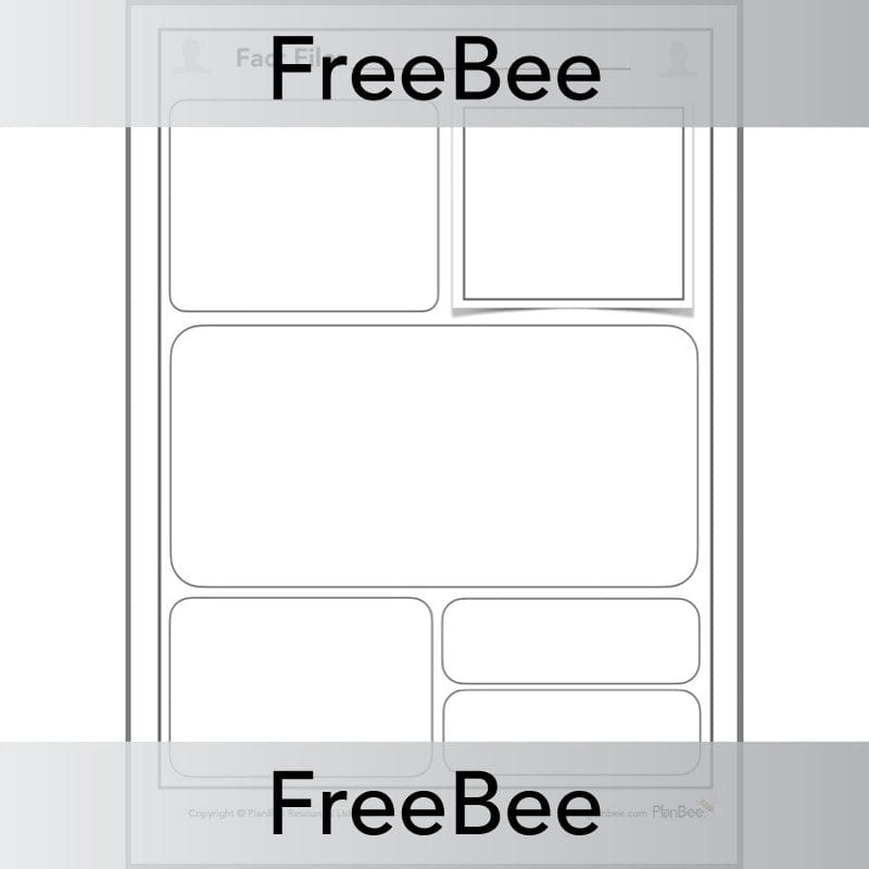 PlanBee FREE Person Fact File Template | PlanBee