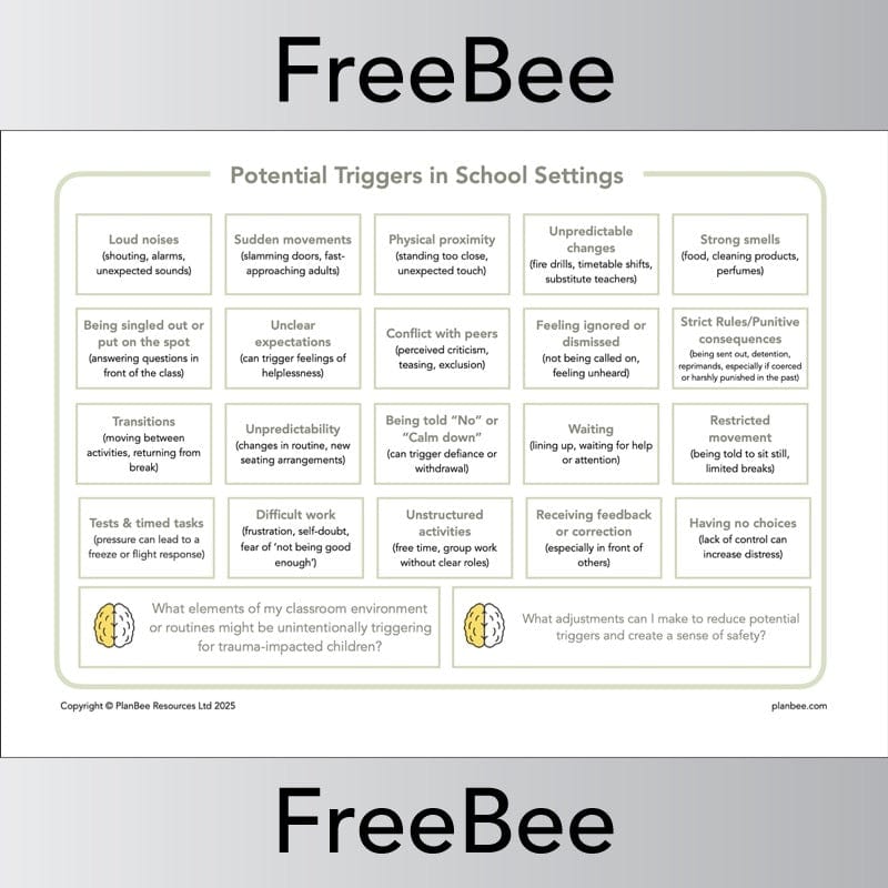 PlanBee FREE Trauma Informed Teaching Pack