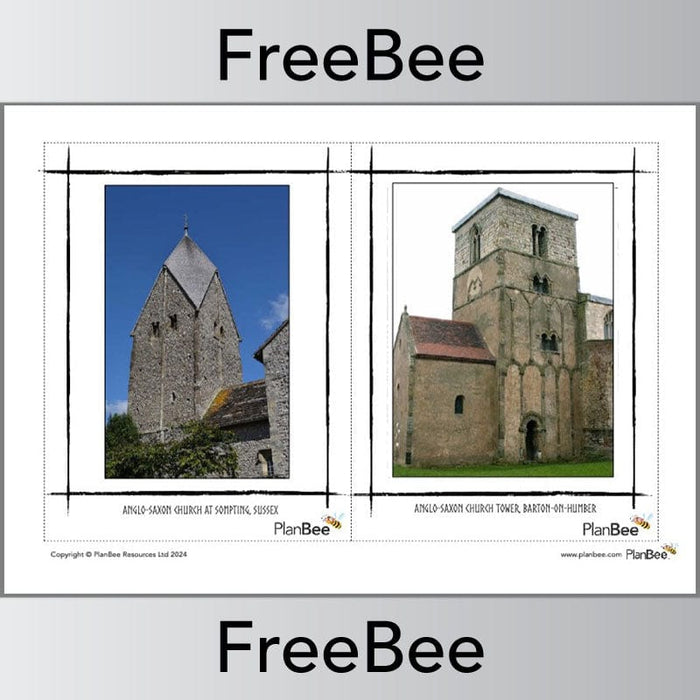 PlanBee Anglo Saxon Picture Cards FREE PDF by PlanBee