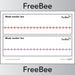 PlanBee Free Downloadable Number Lines 0 to 20 by PlanBee