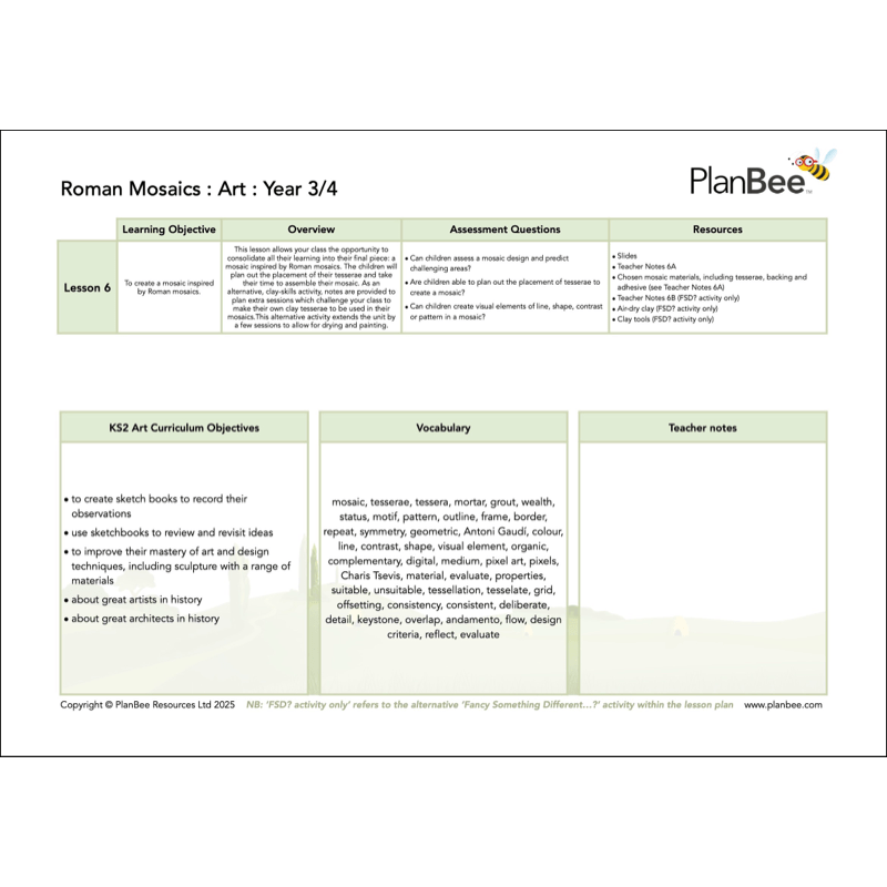 PlanBee Ancient Romans KS2 Topic Bundle