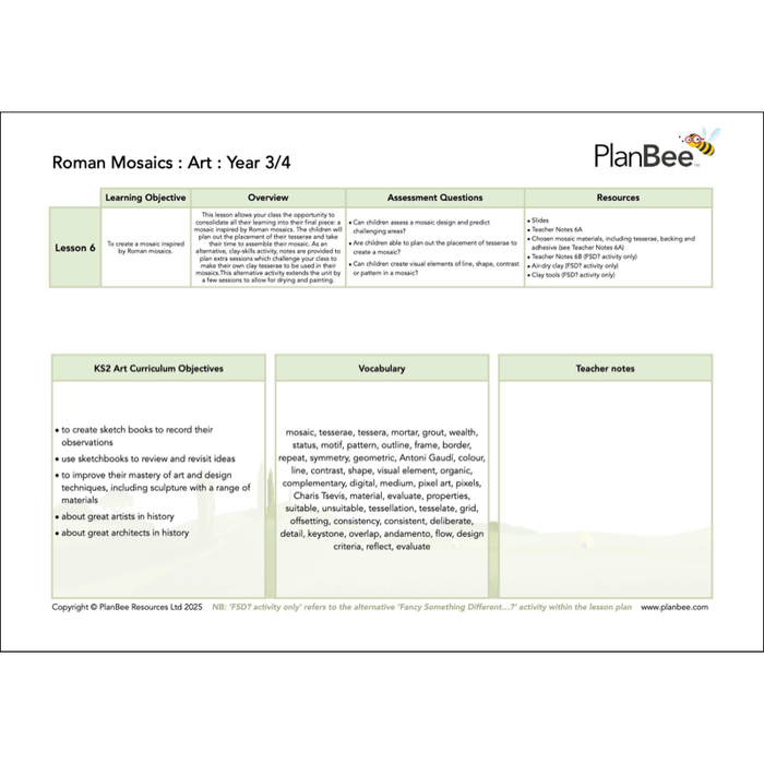 PlanBee Ancient Romans KS2 Topic Bundle