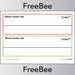 PlanBee Free Number Line to 30 Downloadable Resource from PlanBee