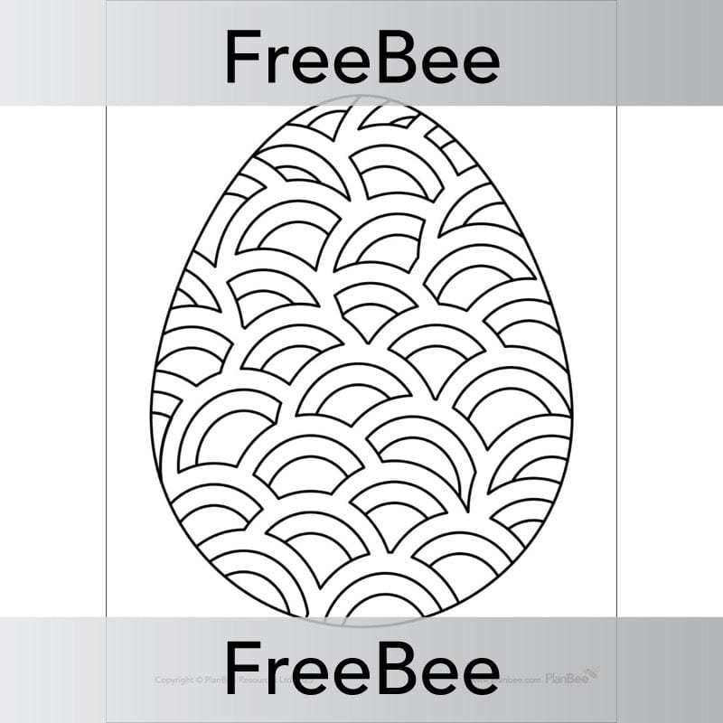 PlanBee Free Easter Colouring Pages Printable by PlanBee