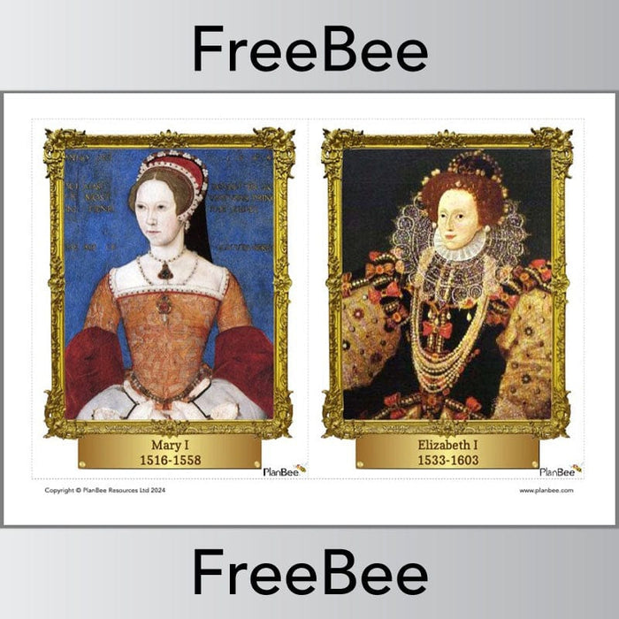 PlanBee Tudors Display | Free Tudor Display Cards for KS2 