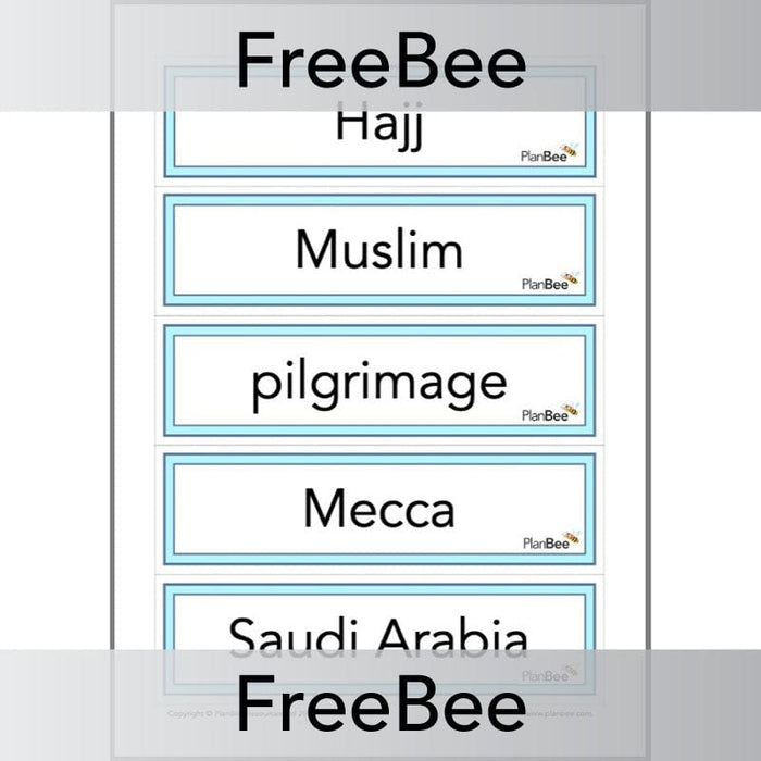 PlanBee Free Downloadable The Hajj KS2 Display Pack by PlanBee