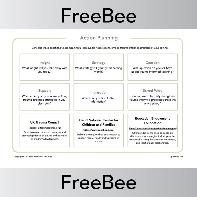PlanBee FREE Trauma Informed Teaching Pack