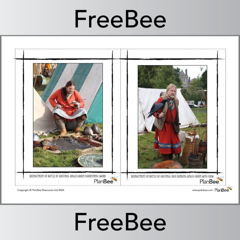 PlanBee Anglo Saxon Picture Cards FREE PDF by PlanBee