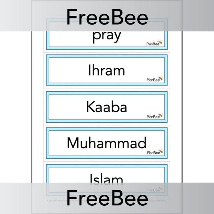 PlanBee Free Downloadable The Hajj KS2 Display Pack by PlanBee