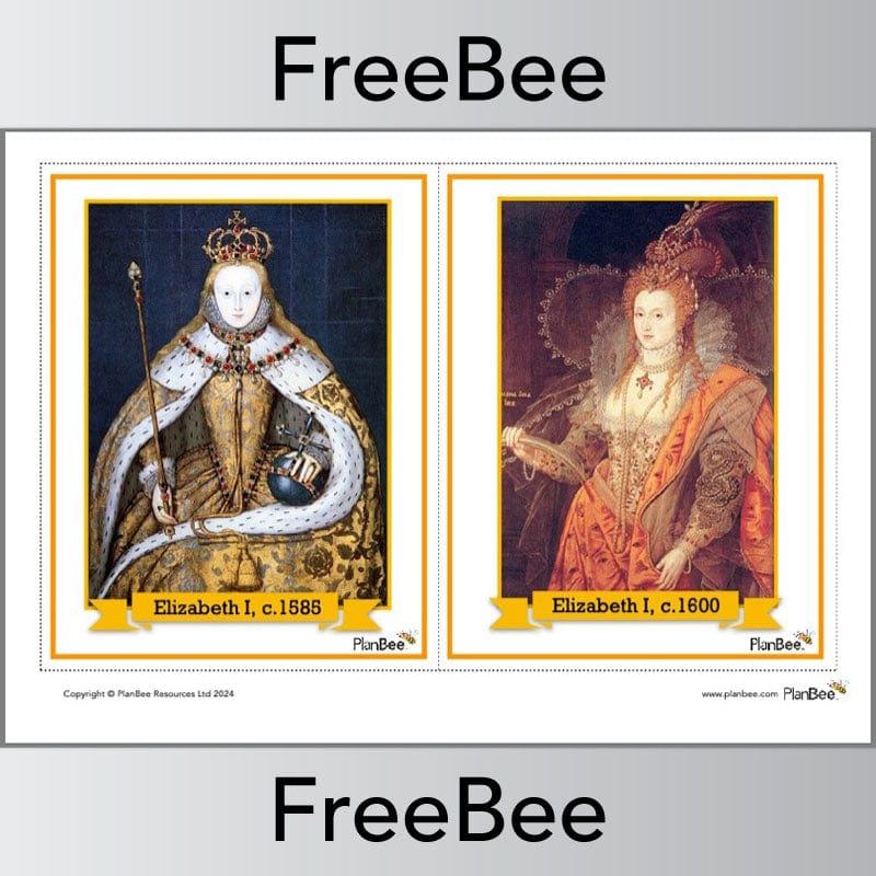 PlanBee Tudor Portrait Pack FREE PDF Resource by PlanBee