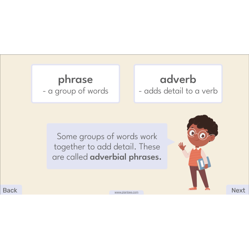 PlanBee Adverbial Phrases KS2 English Lesson Pack