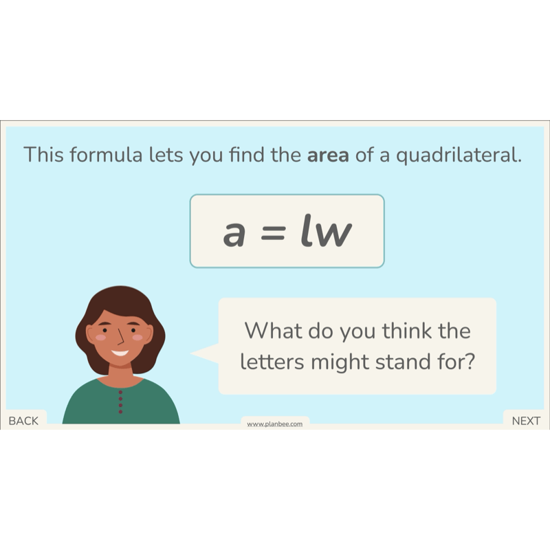 PlanBee Algebra: simple algebra lesson planning for Year 6