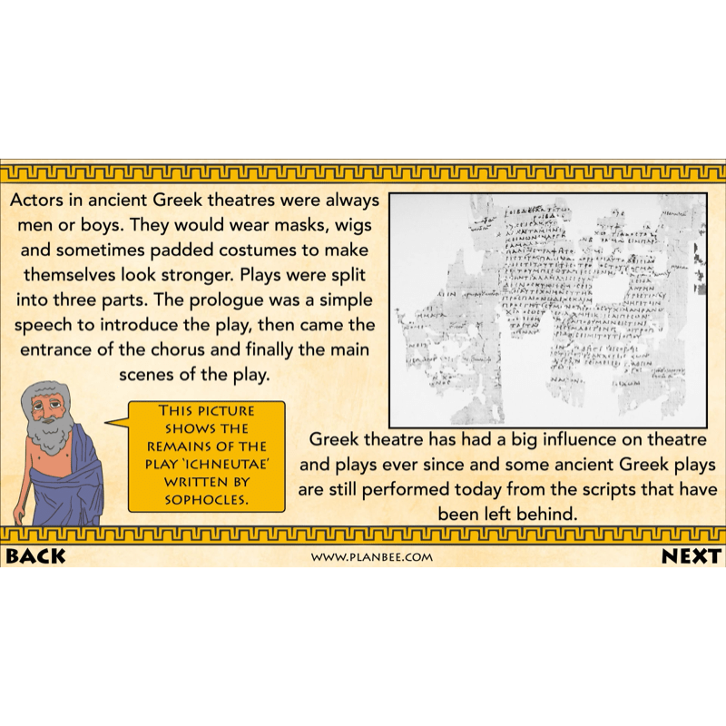 PlanBee Ancient Greece Topic KS2 Enrichment Lesson Pack