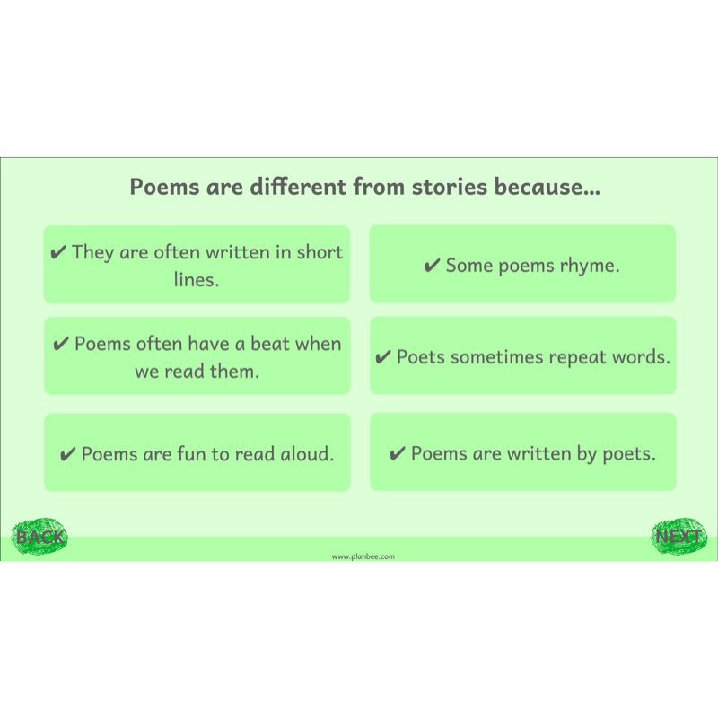 PlanBee Animal Poetry KS1 English Lesson Pack