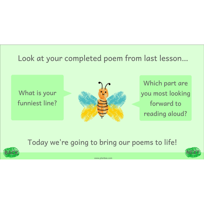 PlanBee Animal Poetry KS1 English Lesson Pack