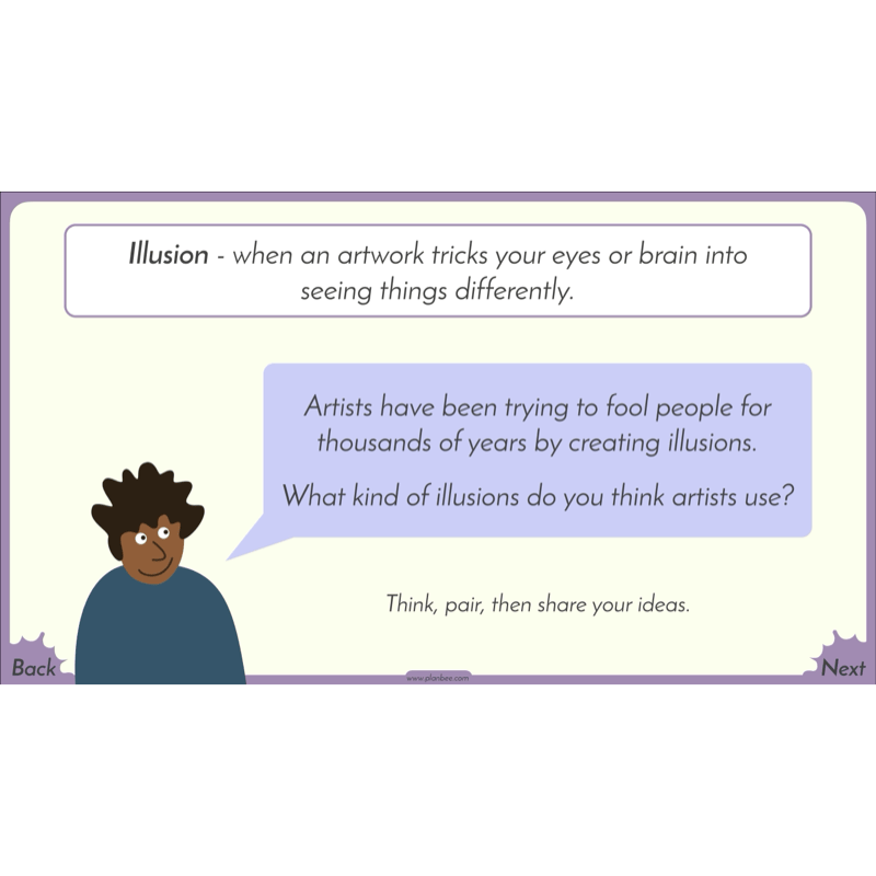 PlanBee Art Illusions | KS2 Art lessons