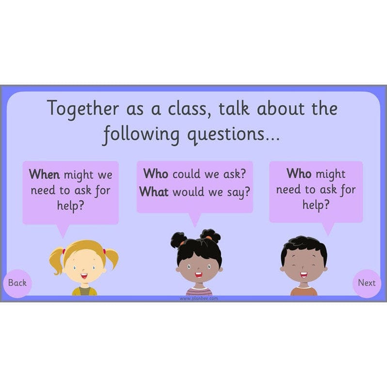 Asking for Help Year 2 PSHE lessons by PlanBee