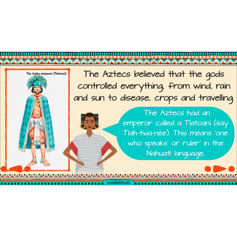 PlanBee Aztecs KS2 Lesson Planning and Resources 