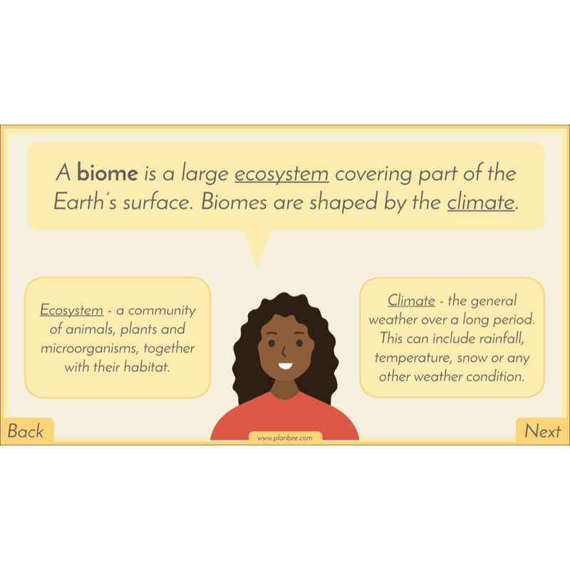 PlanBee Biomes KS2 Geography Lessons