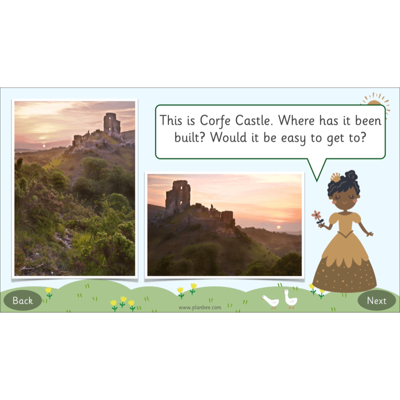 PlanBee Castles KS1 Geography Lesson Planning and Resources