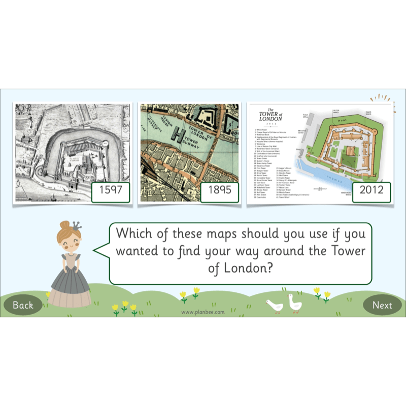 PlanBee Castles KS1 Geography Lesson Planning and Resources