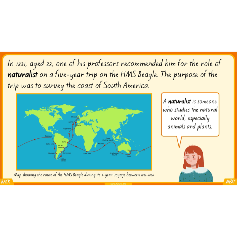 PlanBee Charles Darwin KS2 Lesson Pack