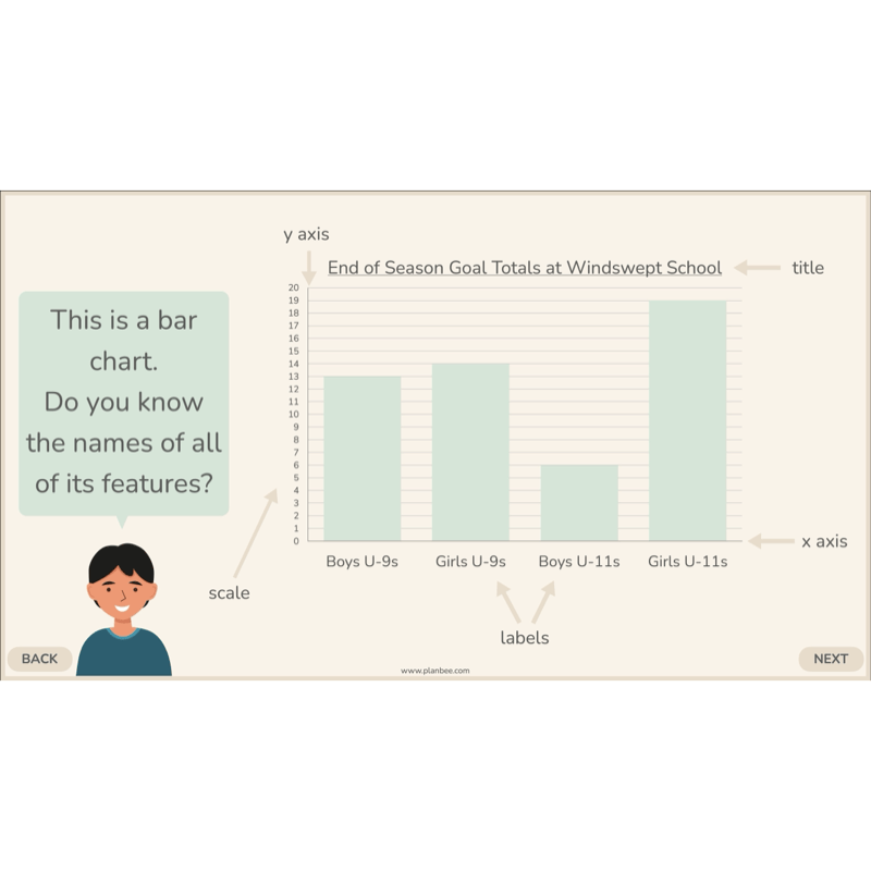 PlanBee Collecting and Sorting Data Year 3 Statistics by PlanBee