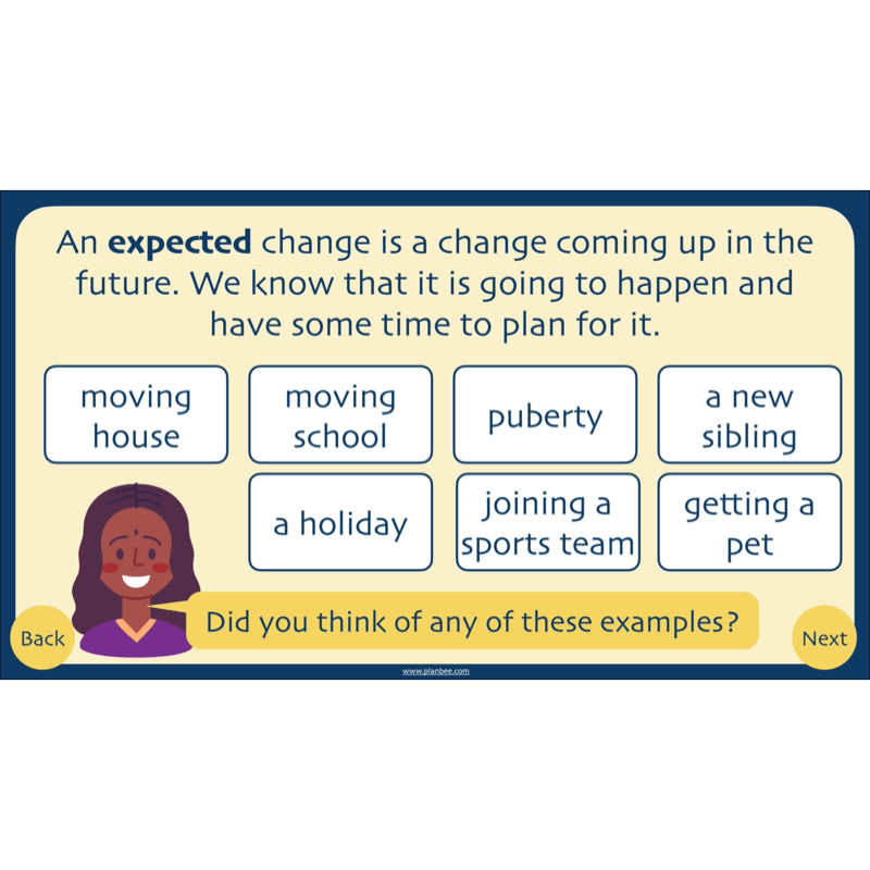 PlanBee Coping with Change - Year 6 Transition PSHE Activities