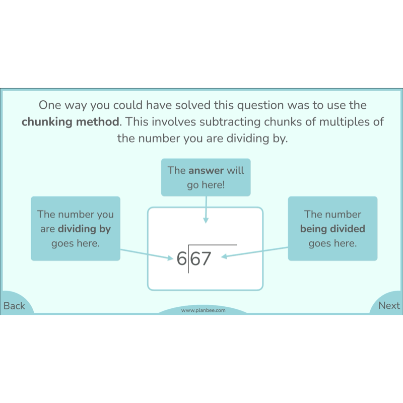PlanBee Division Year 6 Maths Lessons and Worksheets by PlanBee