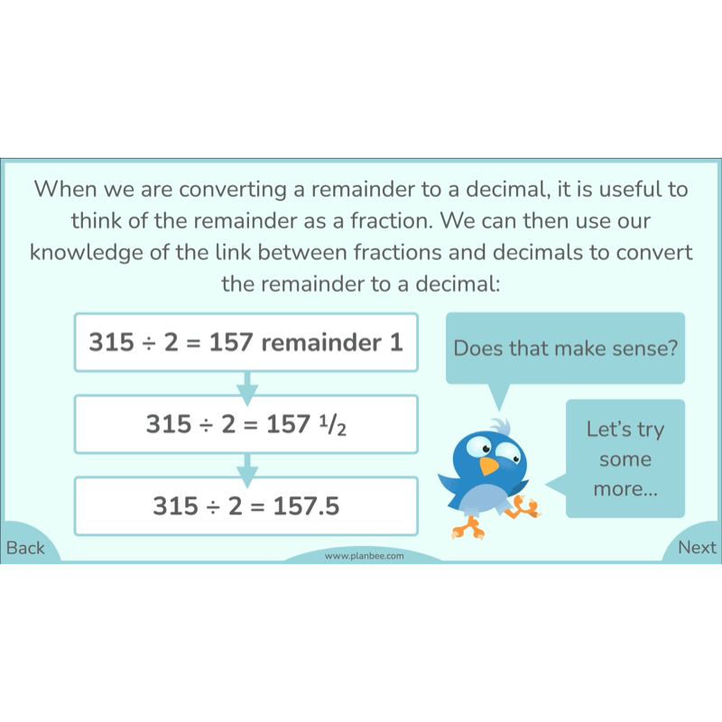 PlanBee Division Year 6 Maths Lessons and Worksheets by PlanBee