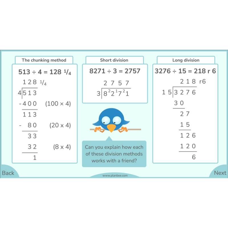 PlanBee Division Year 6 Maths Lessons and Worksheets by PlanBee