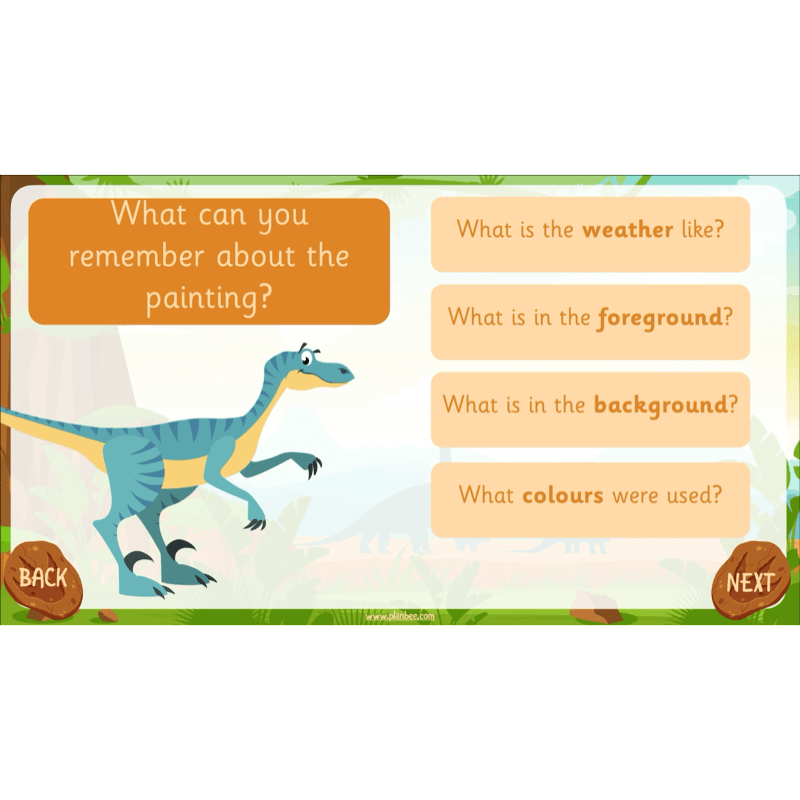 PlanBee Dinosaurs KS1 Topic Enrichment Lesson Pack