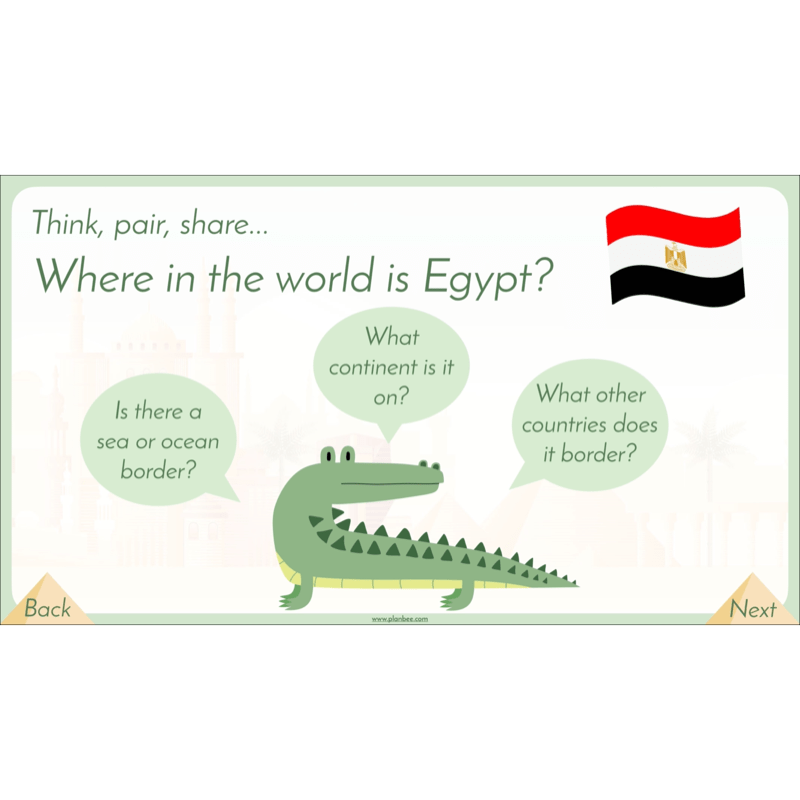 PlanBee Egypt Today - Year 3/4 Geography Lessons 