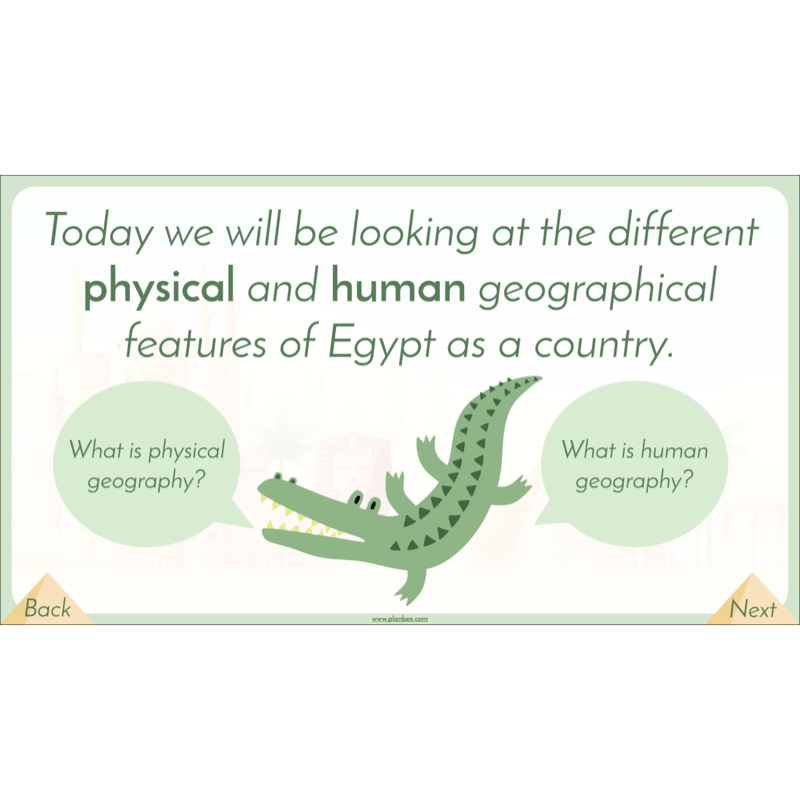 PlanBee Egypt Today - Year 3/4 Geography Lessons 