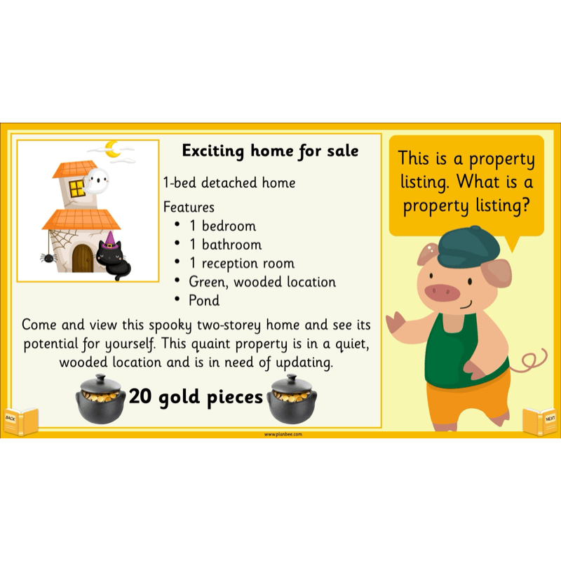 PlanBee FREE Mini-scheme | Traditional Tales: Estate Agents | KS1